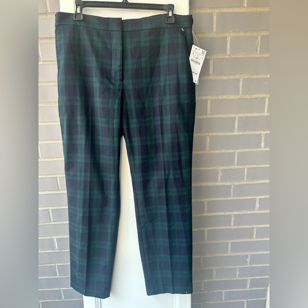 Zara plaid pants